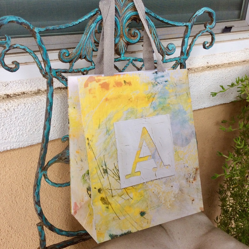 NEW Gold Blue Wooden Jewelry Box/Anthropologie Bag - Picture 10 of 10